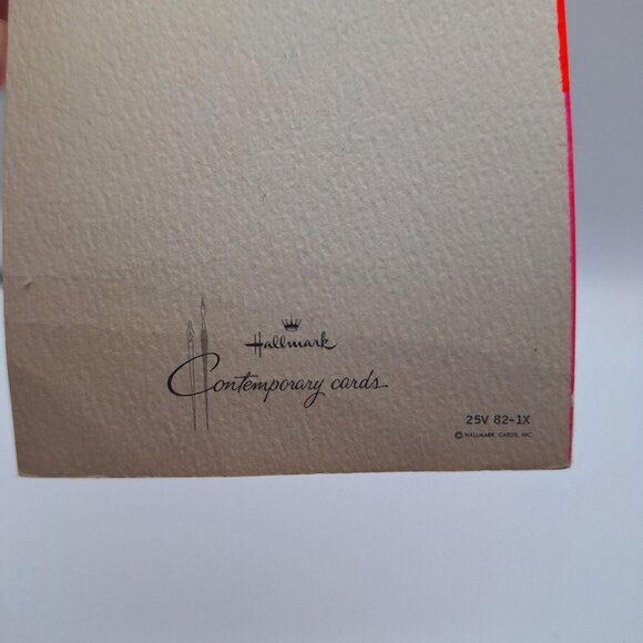 Hallmark Contemporary Cards Valentine Reminder Just A Little Cheeky Humor Retro - Picture 6 of 6